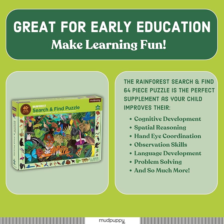 Rainforest Search & Find Puzzle
