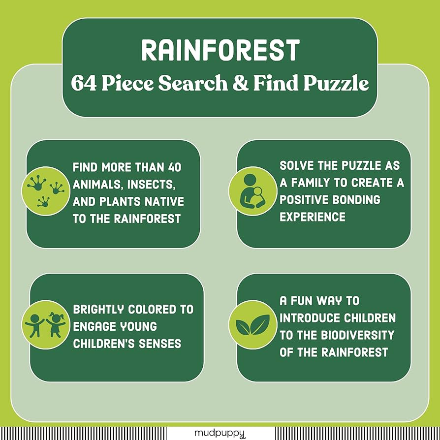 Rainforest Search & Find Puzzle