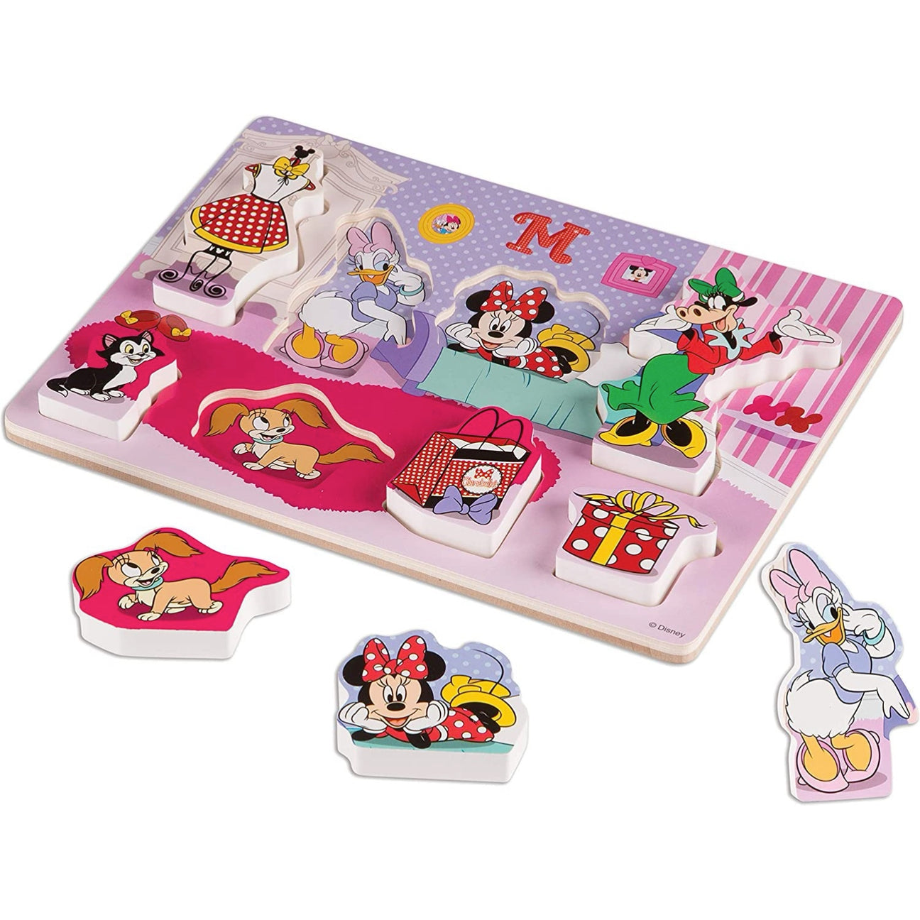 Wooden Chunky Puzzle - Minnie