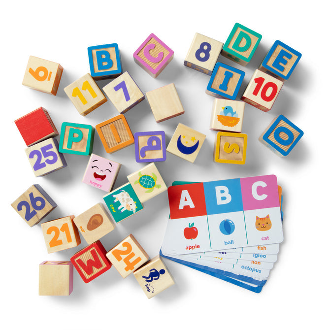 Ms. Rachel - Wooden Blocks and Activity Cards