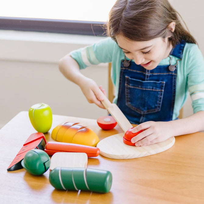Cutting Food Wooden Play Set