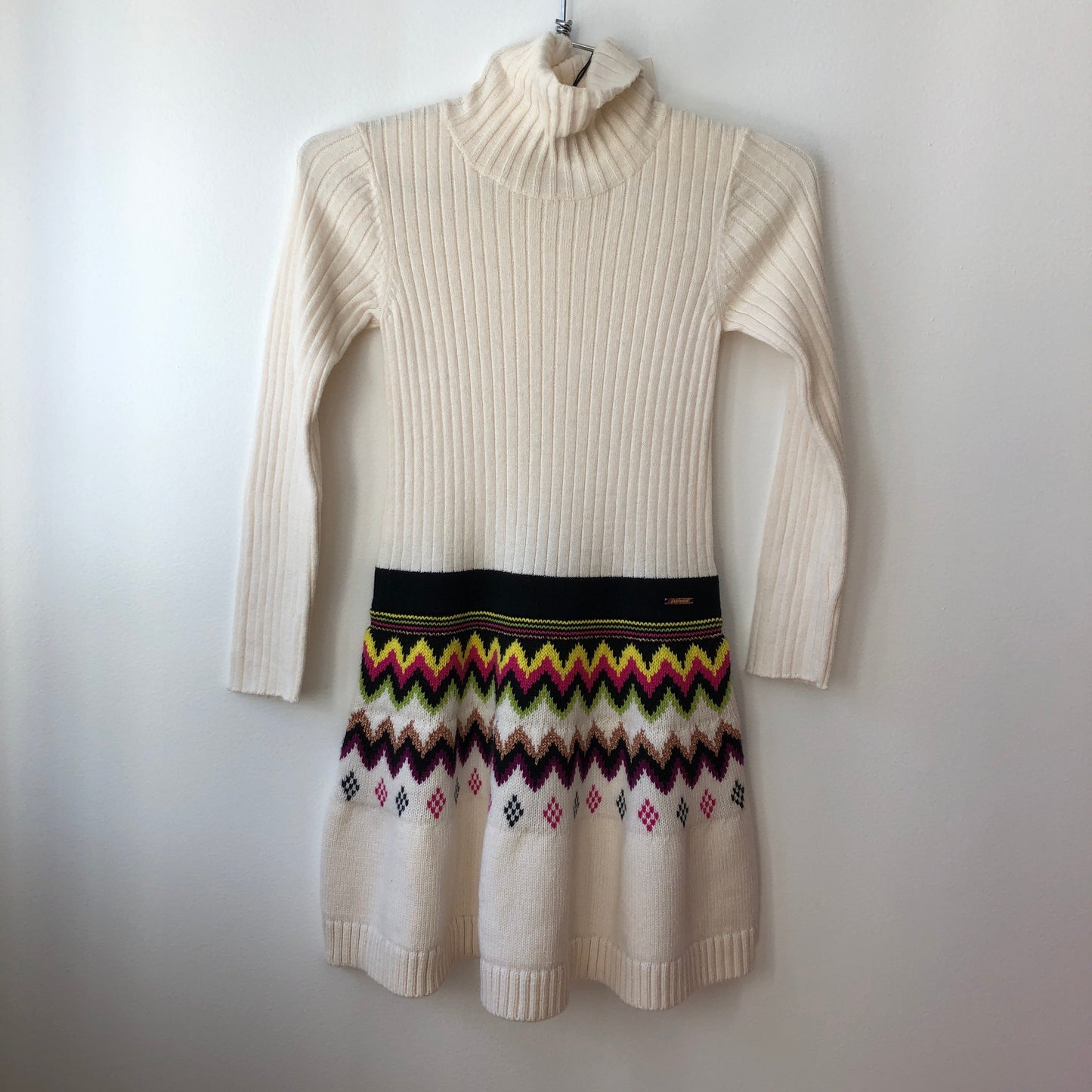 Junior Gaultier - Turtleneck Knit Dress, Ivoire
