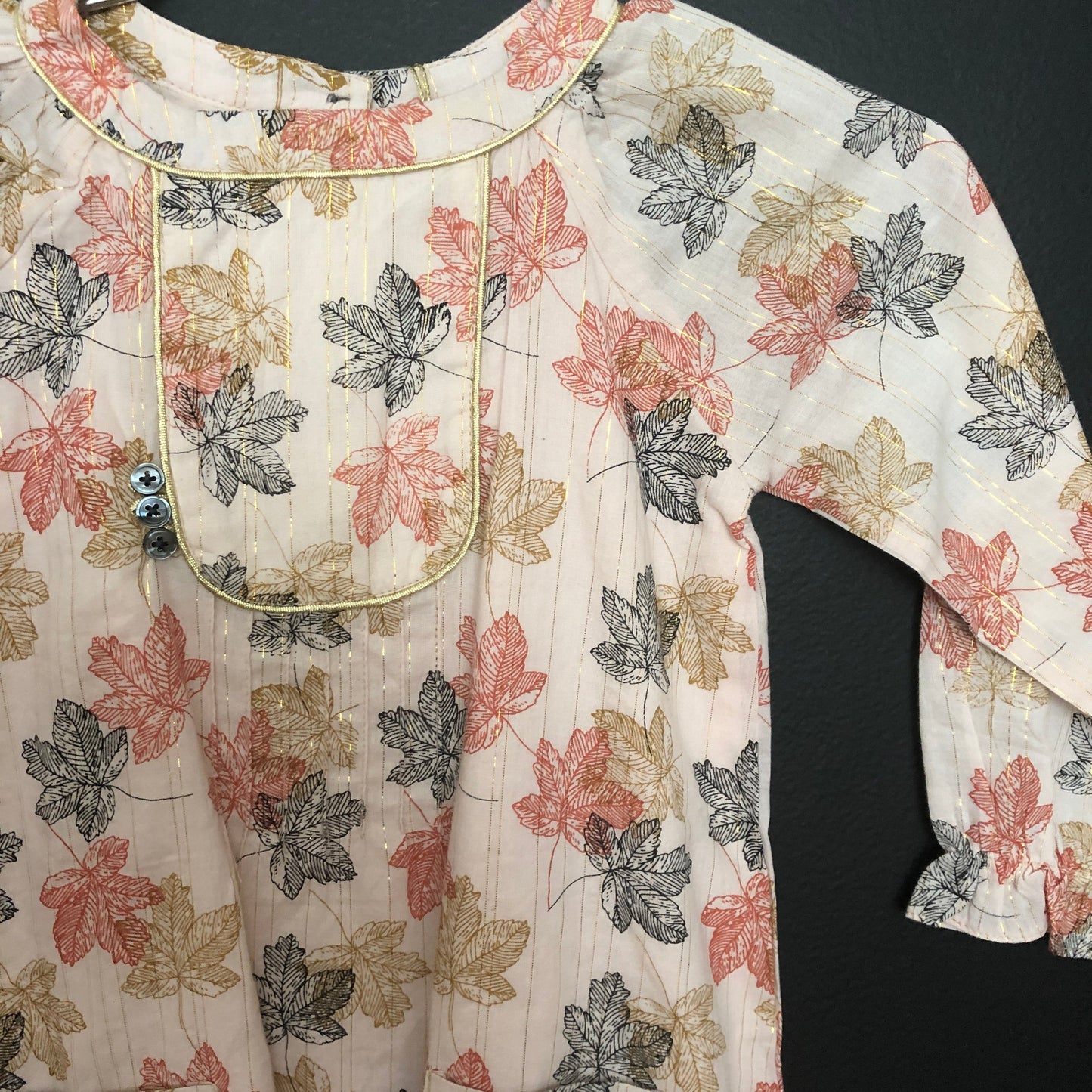 VELVETEEN - Pippa Leaf Printed Dress
