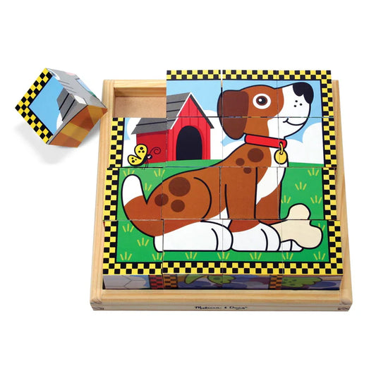 Pets Cube Puzzle (16 Pieces)