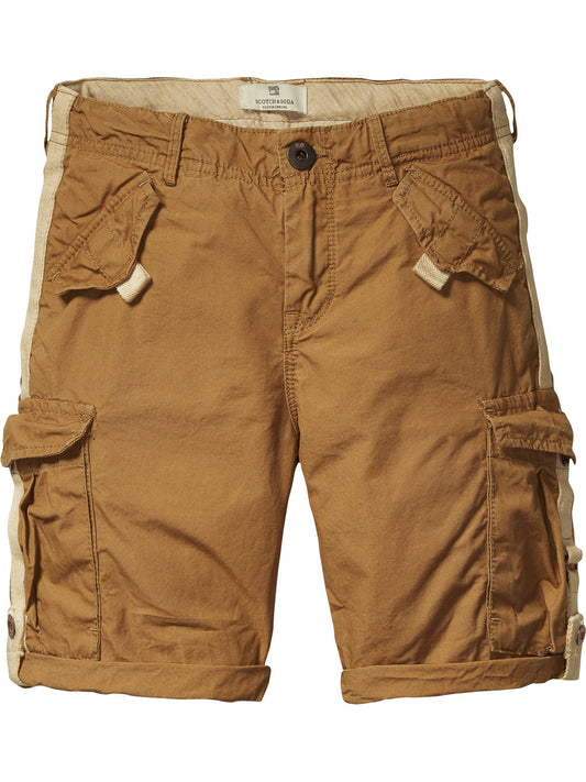 Scotch Shrunk by Scotch&Soda - Boys Khaki Cargo Shorts, Walnut