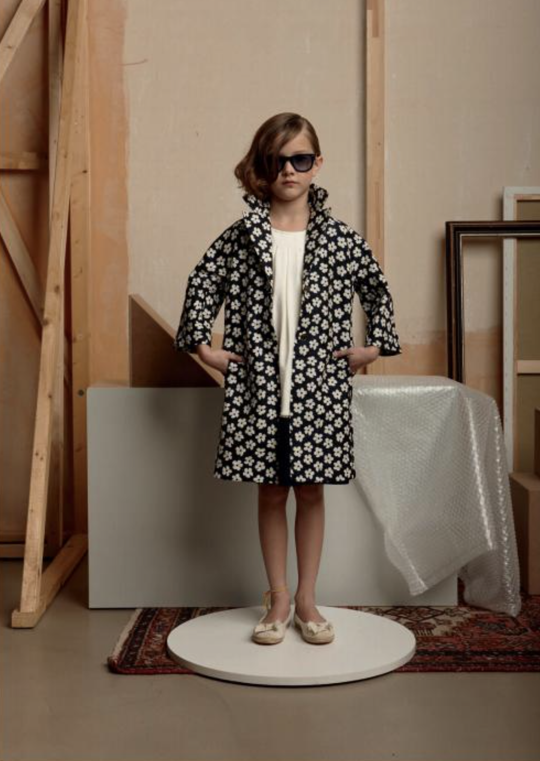 Monnalisa - Girls Damask Frock Coat