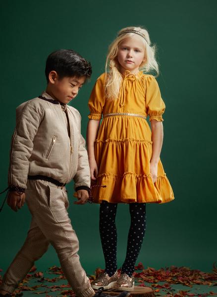 VELVETEEN - Carolina Honey Velvet Dress