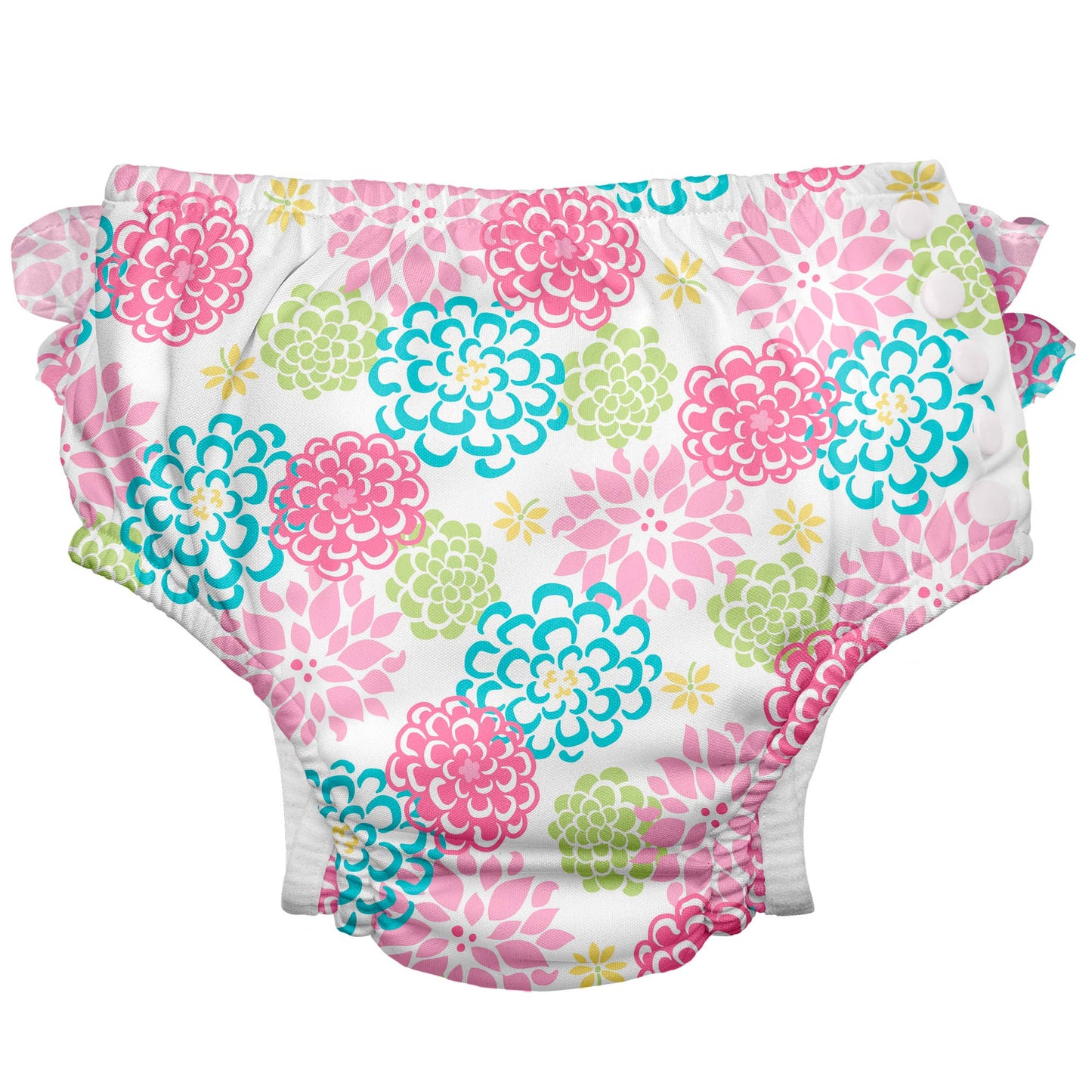 Green Sprouts - Eco Snap Ruffled Swim Diaper with Gussets