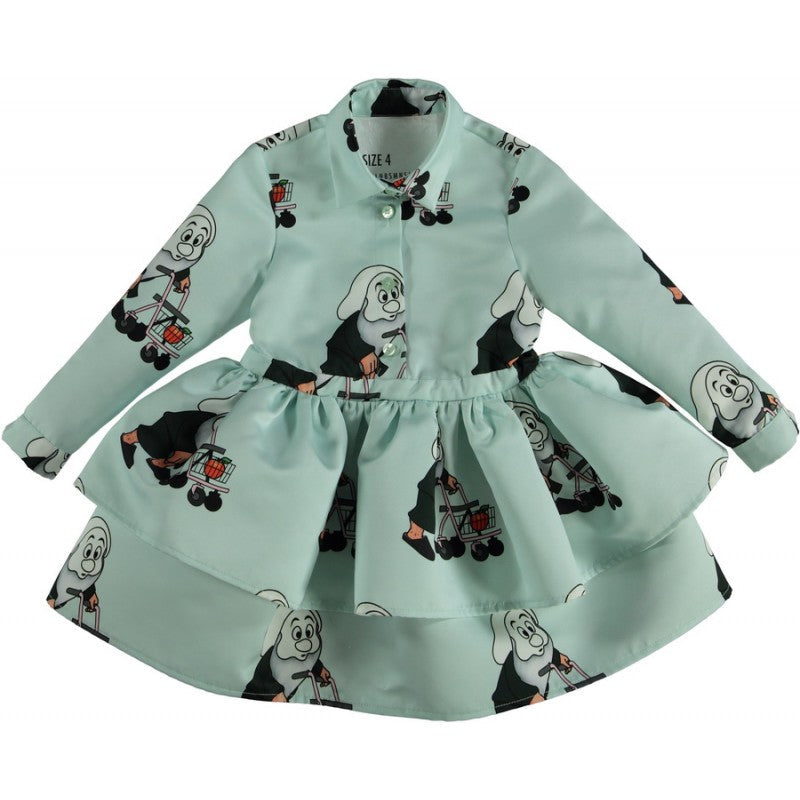 CAROLINE BOSMANS - "LIFE IS NOT A FAIRYTALE" - If And Perhaps Grumpy BTTF Green Dress
