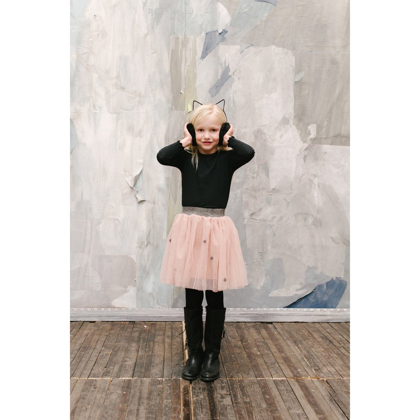 Vierra Rose -  Girls Pink Flora Pompom Tutu - Vierra Rose - Skirts - www.kidinvogue.com