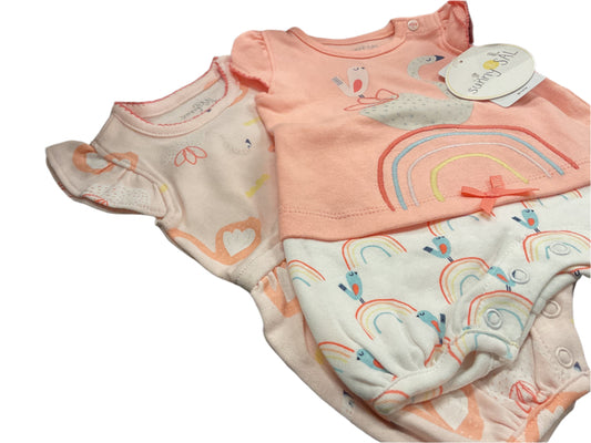 Swan 2-piece romper Sunny & Sal