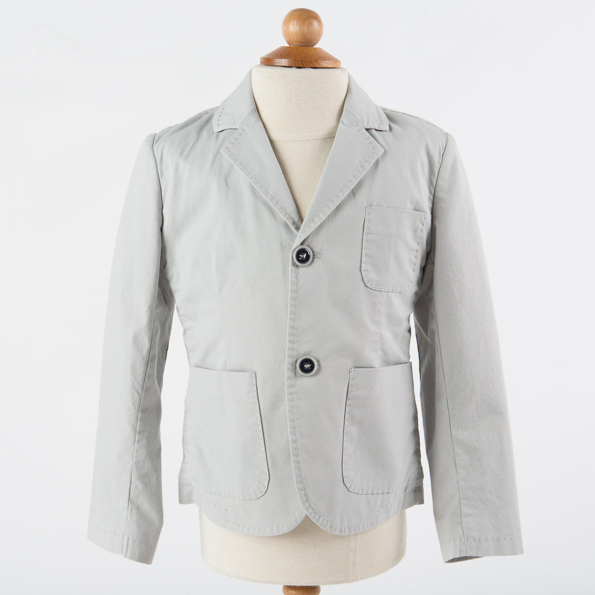 Heach Junior by Silvian Heach - Boys Cotton Summer Berlini Blazer, Grey