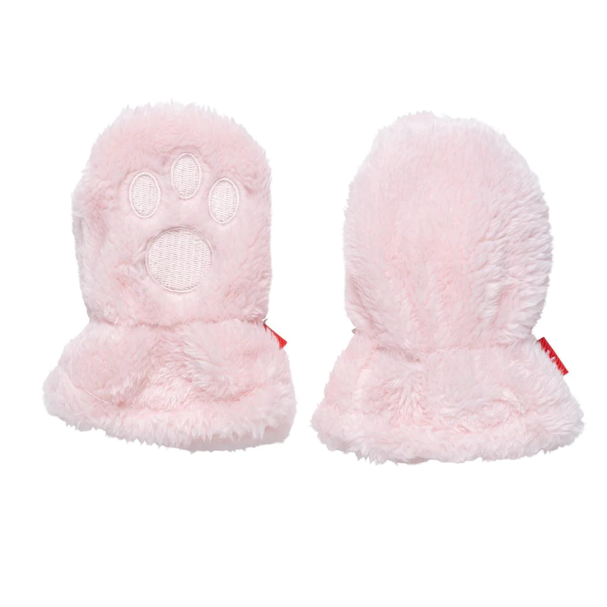 Magnetic Me - Never Lost Minky Mittens - Pink Blossom