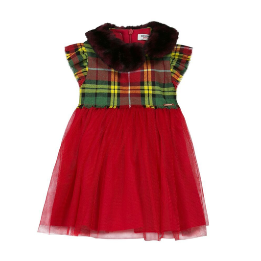 Junior Gaultier - Baby Girl Tulipe Dress With Removable Collar
