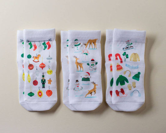 Squid Socks - Cheer Collection - Christmas