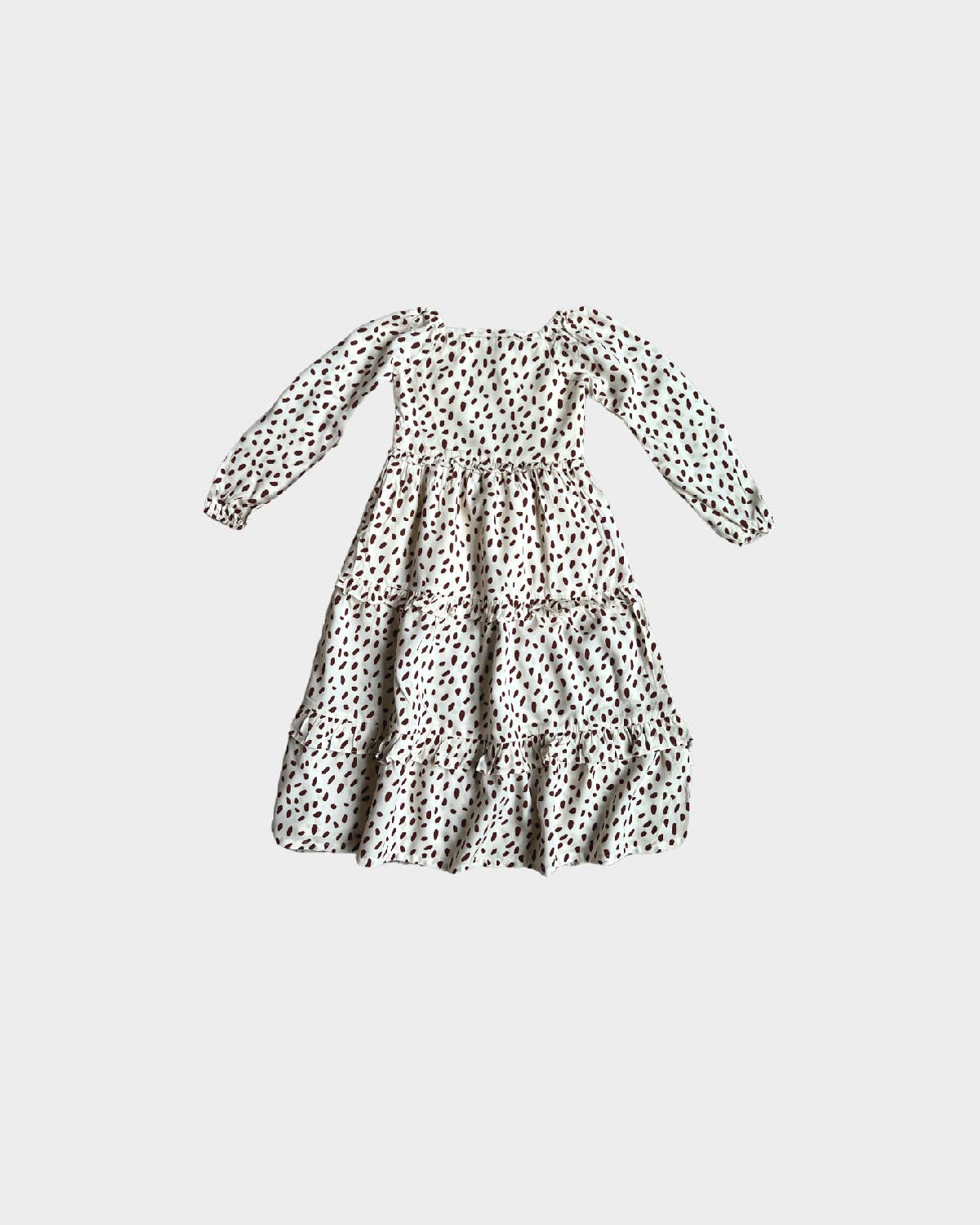 Babysprouts - Longsleeve Maxi Ruffle Dress in Holiday