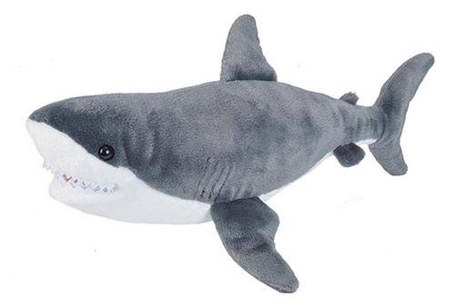 Wild Republic -  Stuffed Animal 12" - Great White Shark