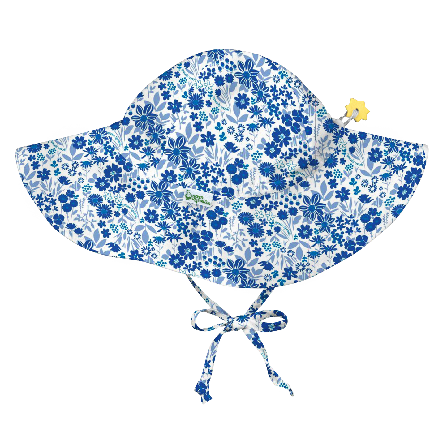 Green Sprouts - Brim Sun Protection Hat - Fresh Prints - Sun hat